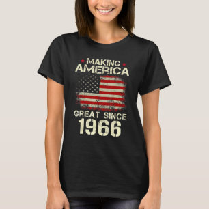 Amerika geweldig maken sinds 1966 56e geboorte t-shirt