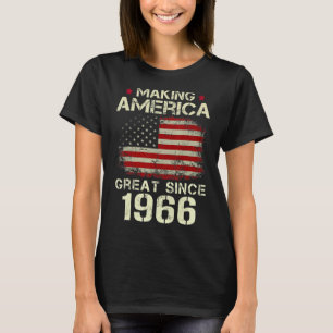 Amerika geweldig maken sinds 1966 56e geboorte t-shirt