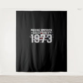 Amerika geweldig maken sinds 1973 50e verjaardag v wandkleed (Voorkant)