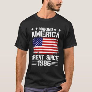 Amerika geweldig maken sinds 1985 t-shirt