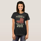 Amerika geweldig maken sinds 2011 elfde geboorte t-shirt (Voorkant volledig)