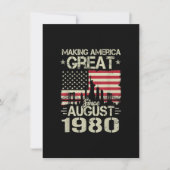 Amerika geweldig maken sinds augustus 2019 kaart (Voorkant)