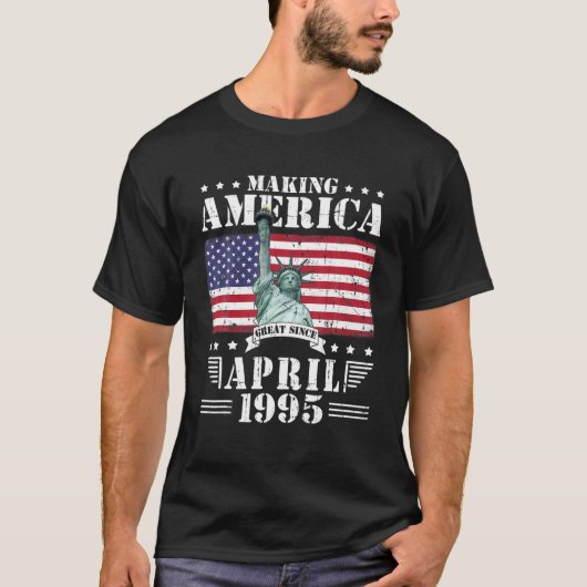 Amerika geweldig sinds april 1995, 25 september t-shirt (Voorkant)