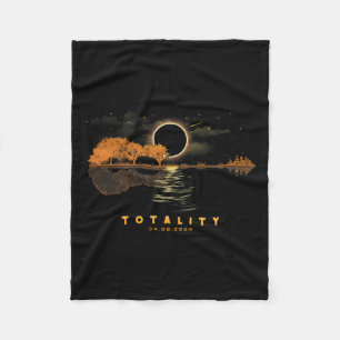 Amerika Gitaar Totaliteit 04 08 24 Totaal Solar Ec Fleece Deken