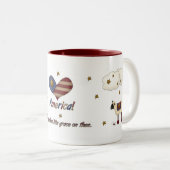 Amerika God heeft zijn hoogstaande Mok geschonden (Voorkant rechts)