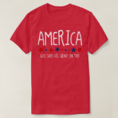 Amerika God schonk zijn genade op het T-shirt van  (Design voorkant)