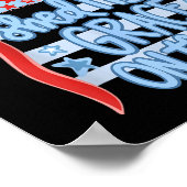 Amerika God Shed His Grace On Thee Tee 4 juli Poster (Hoek)
