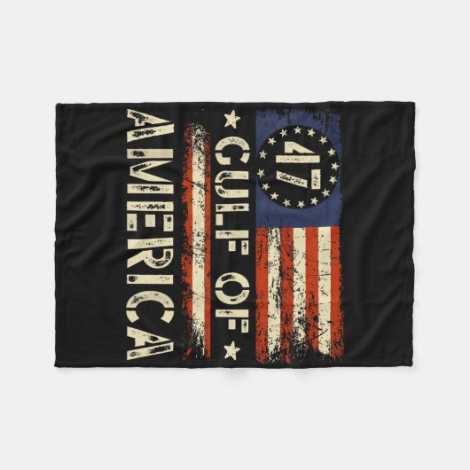 Amerika Golf  Amerikaanse vlag Golf Mexico Fleece Deken (Voorkant (Horizontaal))