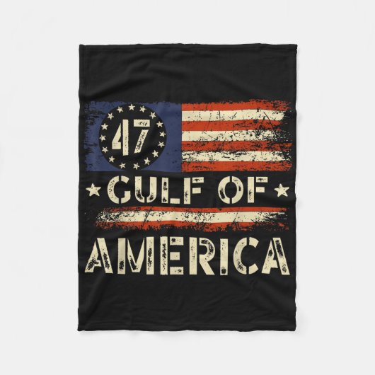 Amerika Golf Amerikaanse vlag Golf Mexico Fleece Deken (Voorkant)