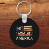 Amerika Golf Amerikaanse vlag Golf Mexico Sleutelhanger (Voorkant)