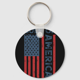 Amerika Golf - Golf van Amerika Grappig USA Amer Sleutelhanger