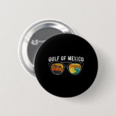 Amerika Golf Mexico - Golf van Amerika 2025 RET Ronde Button 5,7 Cm (Voorkant /achterkant)