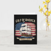 Amerika Golf Mexico President Trump Est 2025 Ameri Kaart (Gele Bloem)
