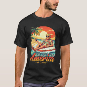 Amerika Golf Trump 2024 Retro Beach Verenigde Stat T-shirt