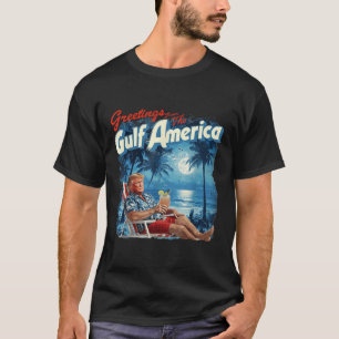 Amerika Golf Trump 2024 Retro Beach Verenigde Stat T-shirt