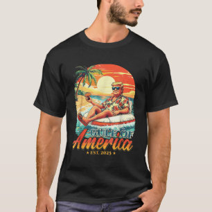 Amerika Golf Trump 2024 Retro Beach Verenigde Stat T-shirt