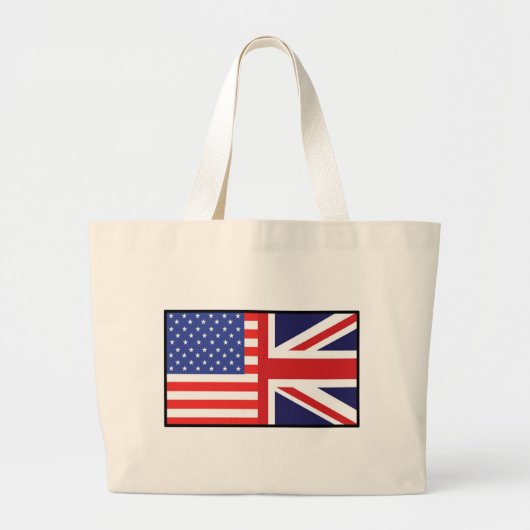 Amerika Groot-Brittannië Grote Tote Bag (Voorkant)