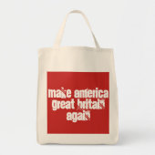 Amerika Groot-Brittannië weer Canvas tas maken (Voorkant)