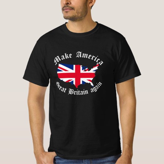 Amerika Groot-Brittannië weer T-shirt (Voorkant)