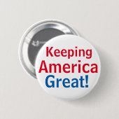 Amerika Groot Houdend Rood Wit Blauw Ronde Button 5,7 Cm (Voorkant /achterkant)