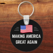 Amerika Groot Maken Sleutelhanger (Voorkant)