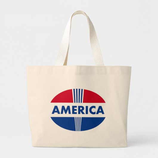 AMERIKA GROTE TOTE BAG (Voorkant)