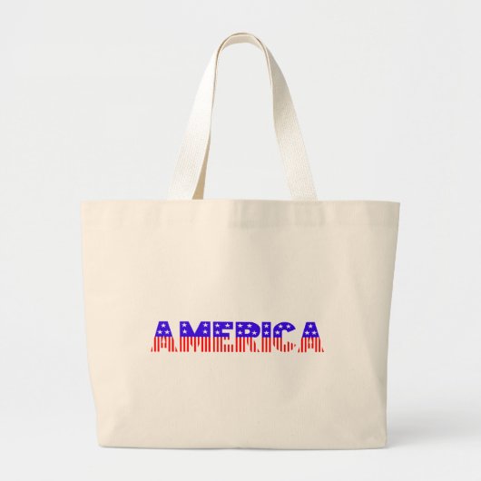 Amerika Grote Tote Bag (Voorkant)