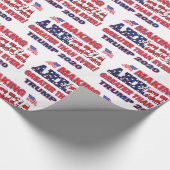 Amerika groter maken dan ooit - Trump 2020 Cadeaupapier (Hoek)