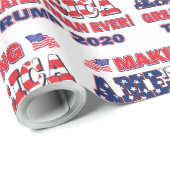 Amerika groter maken dan ooit - Trump 2020 Cadeaupapier (Rol Hoek)