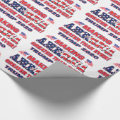 Amerika groter maken dan ooit Trump 2020 Cadeaupapier (Hoek)