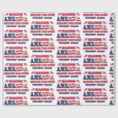 Amerika groter maken dan ooit Trump 2020 Cadeaupapier (Vlak)