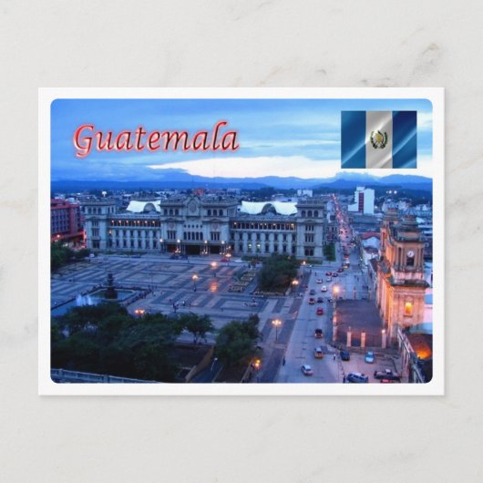 Amerika - Guatemala - Guatemala - City - Briefkaart (Voorkant)