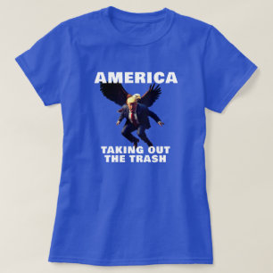 Amerika haalt Trump-afval weg T-shirt