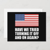 Amerika hebben we geprobeerd om het af en toe te z briefkaart (Voorkant / Achterkant)