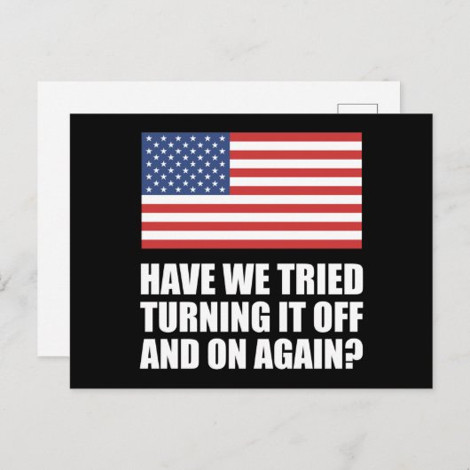 Amerika hebben we geprobeerd om het af en toe te z briefkaart (Voorkant / Achterkant)