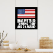 Amerika hebben we geprobeerd om het af en toe te z poster (Keuken)