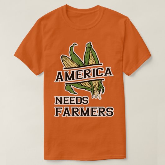 Amerika heeft boeren nodig die de Amerikaanse vert T-shirt (Design voorkant)
