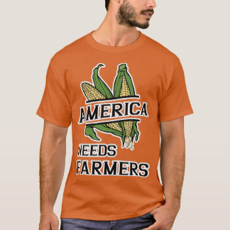 Amerika heeft boeren nodig die de Amerikaanse vert T-shirt