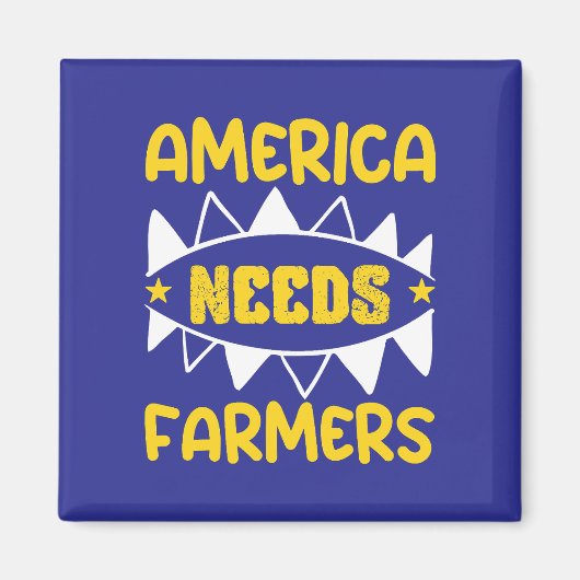 Amerika heeft boeren nodig magneet (Voorkant)