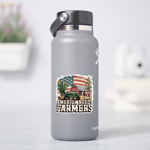 Amerika heeft boeren nodig Midwest koeien maïs Boe Sticker
