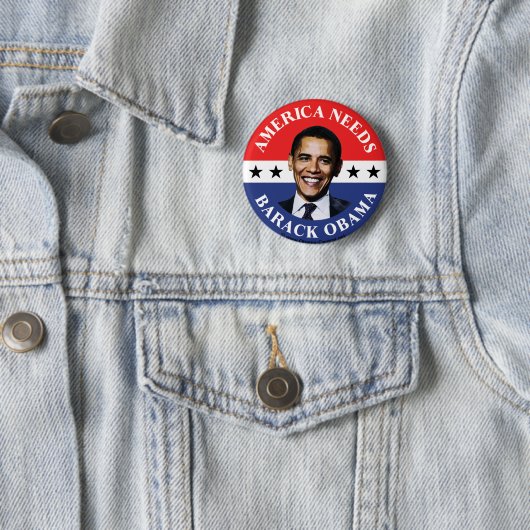 Amerika heeft Button Barack Obama nodig (In situ)