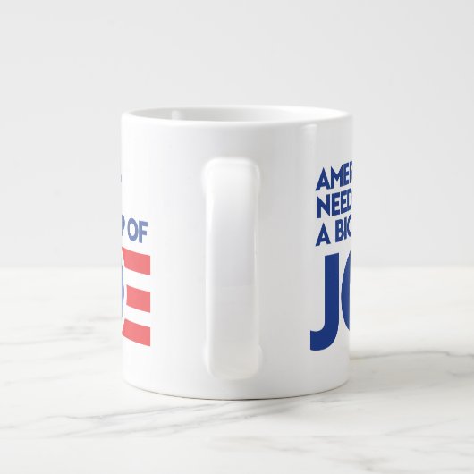 Amerika heeft een Big Cup nodig van Joe Grote Koffiekop (Achterkant)