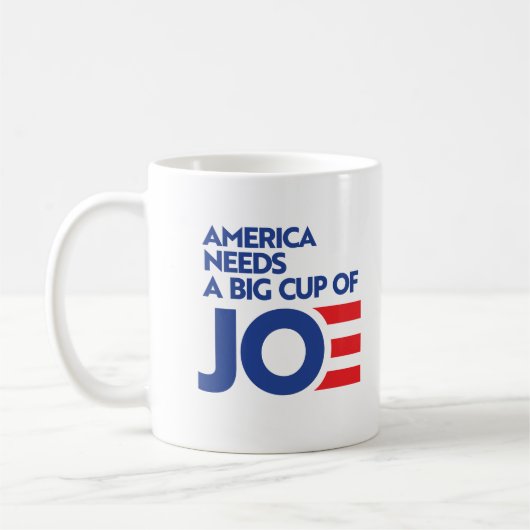 Amerika heeft een Big Cup nodig van Joe Koffiemok (Links)