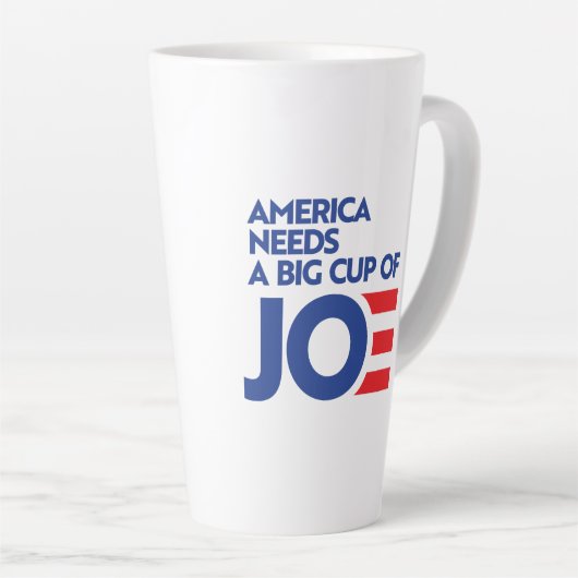 Amerika heeft een Big Cup nodig van Joe Latte Mok (Rechterhoek)