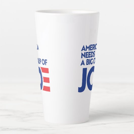 Amerika heeft een Big Cup nodig van Joe Latte Mok (Voorkant)