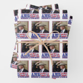 Amerika heeft een cowboy nodig - Trump 2020 Inpakpapier Vel (In situ)