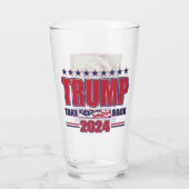Amerika heeft een cowboy nodig - Trump Glas (Achterkant)