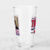 Amerika heeft een cowboy nodig - Trump Glas (Links)