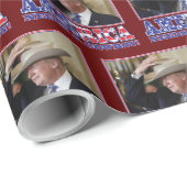Amerika heeft een Cowboy Trump 2020 nodig Cadeaupapier (Rol Hoek)