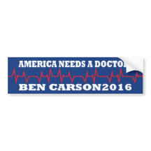 Amerika heeft een dokter Ben Carson Bumpersticker